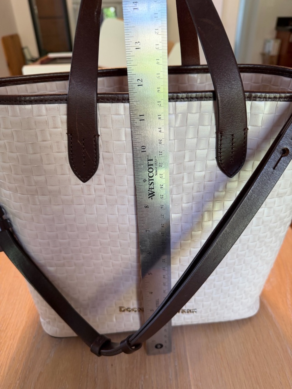 Dooney & Bourke Liliana  Woven Leather Tote - Picture 5 of 12